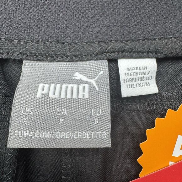 Puma Golf Shorts Women's Small Pounce Bermuda Way 1 Stretch Black UPF50+ New - Picture 8 of 12